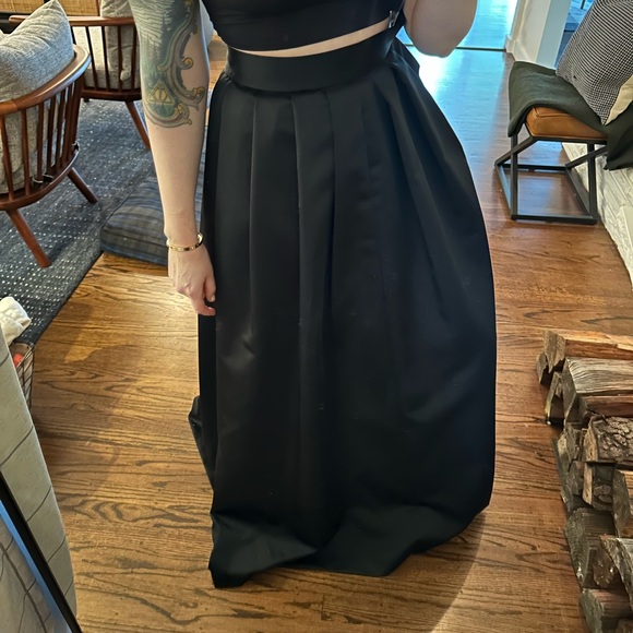 Vintage Neiman Marcus Formal Black Tie Maxi Skirt